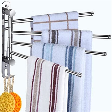 Kes Swivel Towel Bar Sus Stainless Steel Arm Bathroom Swing