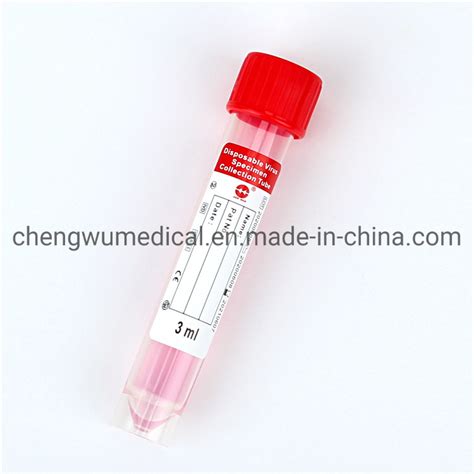 Disposable Vtm Sampling Tube With Flocked Swab China Precision Vrius