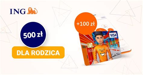 ING Bank Śląski konto dla dziecka w wieku 13 17 z 100 zł premii