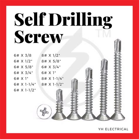 Mk Flat Self Drilling Screw Flat Head Sheet Metal Aluminium Awning