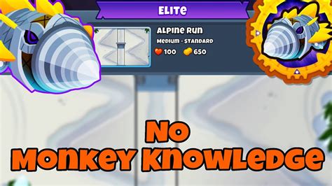 Dreadbloon Elite Guide No Monkey Knowledge Alpine Run BTD6 YouTube