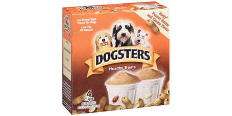 Dogsters Ice Cream Style Treats For Dogs Nutly Peanut Butter And Cheese