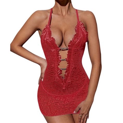Conjunto De Lingerie Sexy De Peças Erótica Babydoll Sem Costas Perspective Shopee Brasil
