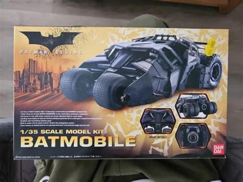 Bandai Scale Batman Begins Batmobile Collectors Kit Japanese