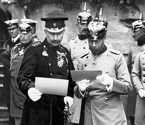 Kaiser Wilhelm Ii And King George V In Examining The Two First