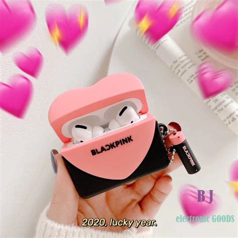 Funda Para AirPods Pro 1 2 Gen INS Fashion Korea Blackpink Protector De