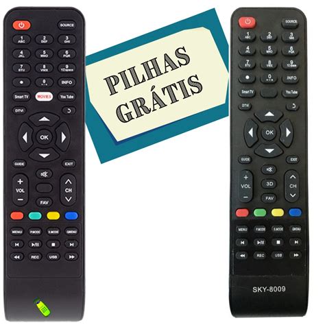 Controle Tv Philco Smartv Universal Para Todas As Tvs Da Marca Philco