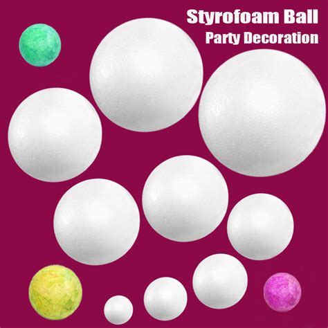 8cm Craft Styrofoam Ball Diy Foam Balls For Wedding Decoration Holiday