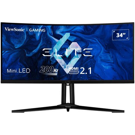 Monitor Gaming LED VA ViewSonic 34 Ultra WQHD 200Hz HDMI Display