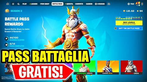 Come Avere Gratis Il Nuovo Pass Battaglia Della Season Capitolo In