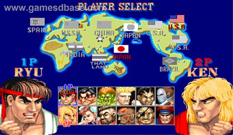 Street Fighter Ii Character Select Screen TEC