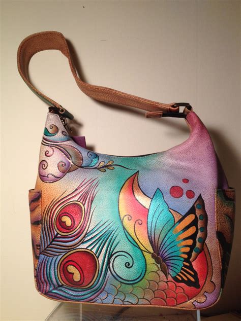 Pin By Tracy Cunningham Devery On Love These Purses Painted Leather