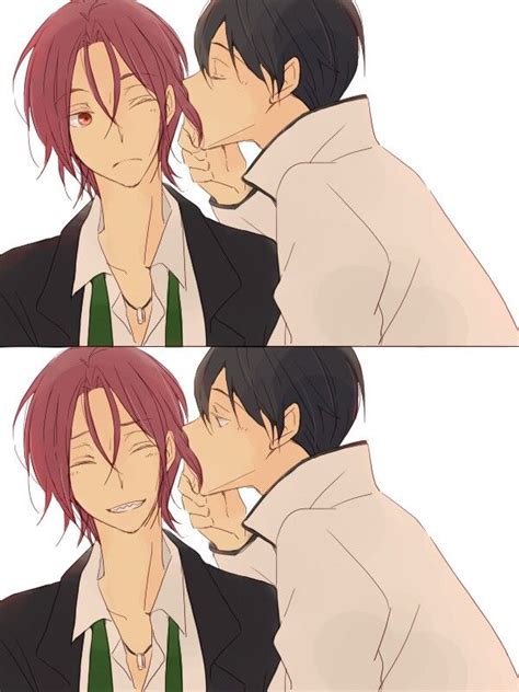 Rin X Haru ♥ Anime Images Anime Iwatobi Swim Club