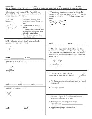 Fillable Online Geometry Cp Name Date Period Profesora Bass Fax