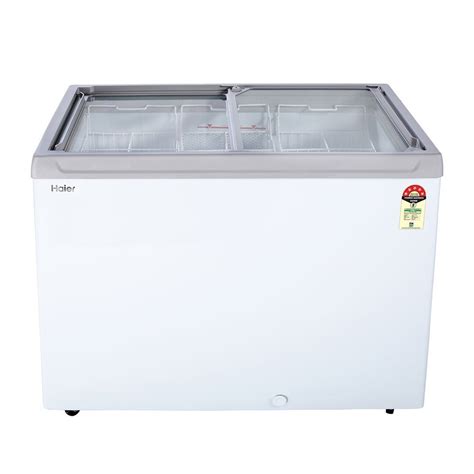 Medium Haier Glass Door Deep Freezer Hfc Gm Litters At