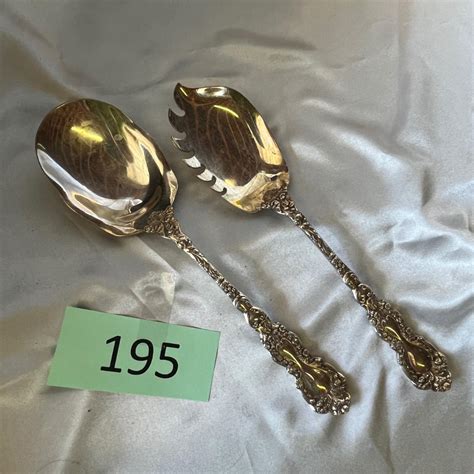 Gorham Electroplate Silver Plate Serving Spoons Estatesales Org