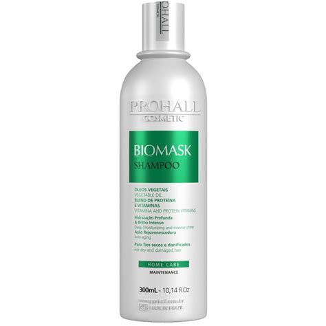 PROHALL Shampoo Biomask 300ml Pro Hall Shopee Brasil