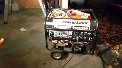 Powerland Pd3g8500e Portable Tri Fuel Propane Natural Gas Generator 8500w 16hp Running Under