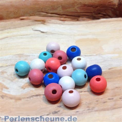 Holzperlen Kugelform gedeckte Mischung für Kinder 12 mm