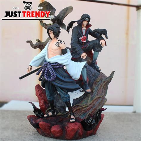 Cw Studio Naruto Akatsuki Uchiha Itachi Sasuke Resin Painted