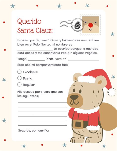 Niños Carta A Santa