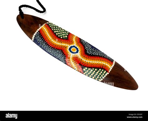 Aboriginal Bullroarer Stock Photo - Alamy