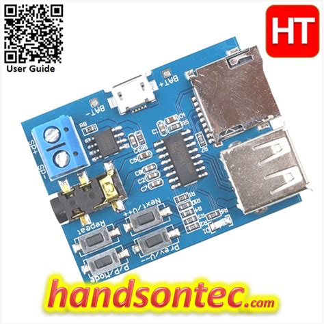 GPD2856C-MP3 Player Board – HandsOn Tech