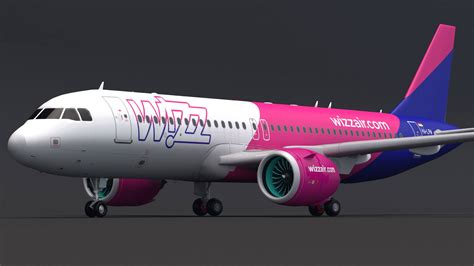 WizzAir A320neo 3D Model By ALPHA3DST