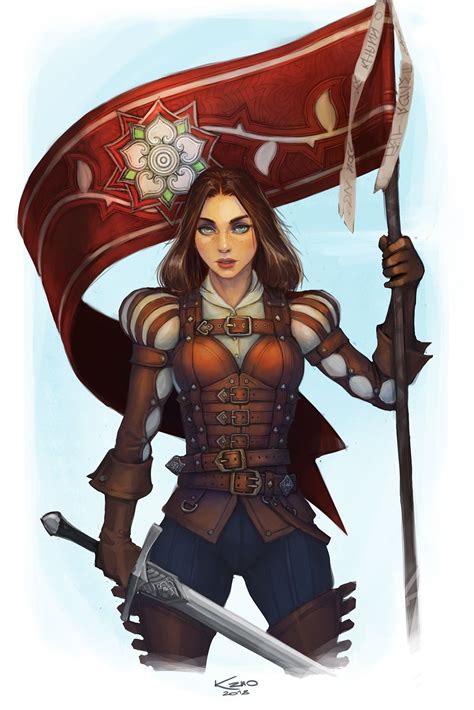 Female Human Sword Leather Armor Fighter Rogue Swashbuckler Pathfinder Pfrpg Dnd Dandd D20