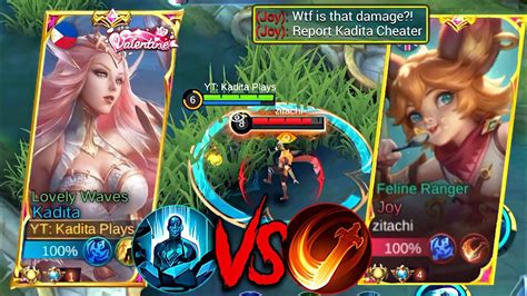 GLOBAL KADITA VS NEW HERO JOY IN MYTHICAL GLORY RANK KADITA BEST