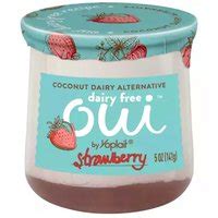 Yoplait Oui Dairy Free Yogurt Coconut Dairy Alternative Strawberry