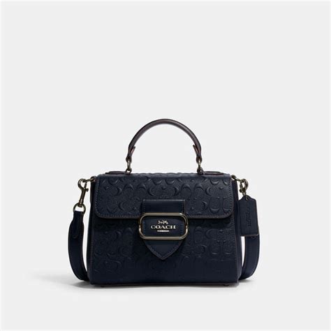 Coach Outlet Morgan Top Handle Satchel In Signature Leather Shop