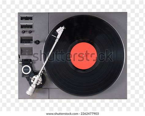 Old Vinyl Player Isolated Transparent Background Stock Vector (Royalty ...