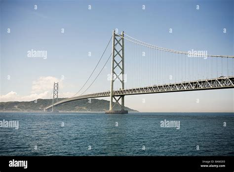 Akashi Kaikyo Bridge Stock Photo Alamy