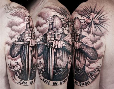 Templar knight custom tattoo | Knight tattoo, Sleeve tattoos, Templar ...