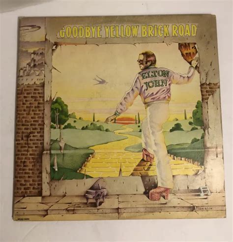 Elton John Goodbye Yellow Brick Road Double Lp Record Gatefold