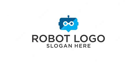 Premium Vector Robot Logo Design