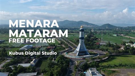 Menara Mataram Drone Footage FREE TO USE Kubus Digital Studio YouTube