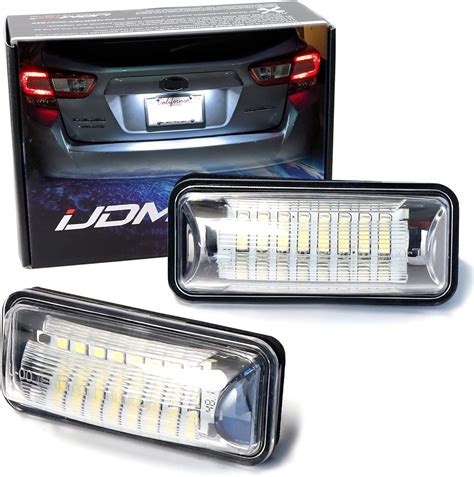 Ijdmtoy Oem Fit W Full Led License Plate Light Kit Compatible With