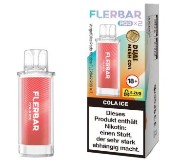 Flerbar Prefilled POD Cola Ice 20mg Berlin Dampft