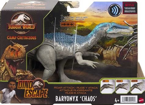 Buy Jurassic World Roar Attack Figure Baryonyx Chaos At Mighty Ape Nz