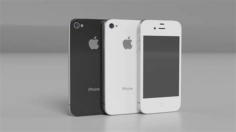 IPhone 4 All Colors Smartphone 3D model - TurboSquid 2079453