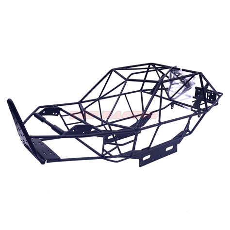 Rc 110 Scale Axial Wraith Rr10 Bomber Full Metal Frame Body Roll Cage Black Ebay