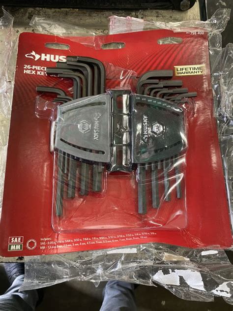 Husky SAE Metric Long Arm Hex Key Set 26 Piece For Sale In Temple