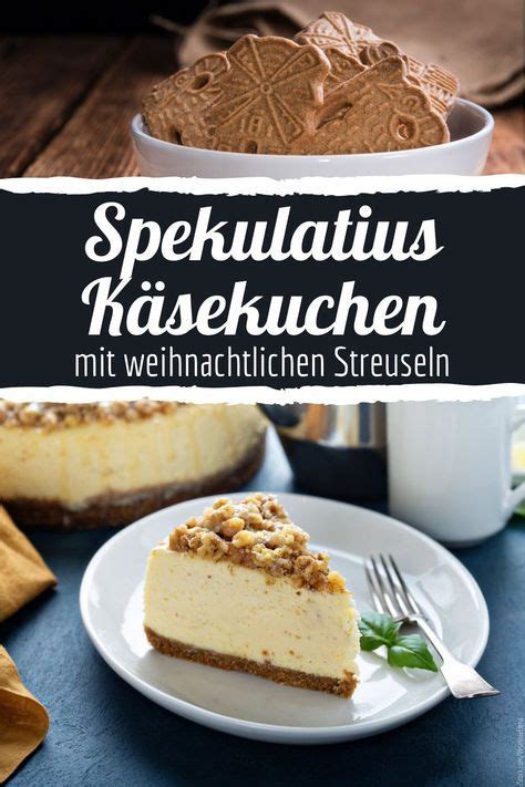 Spekulatius Käsekuchen Lecker mit weihnachtlichen Streuseln Rezept