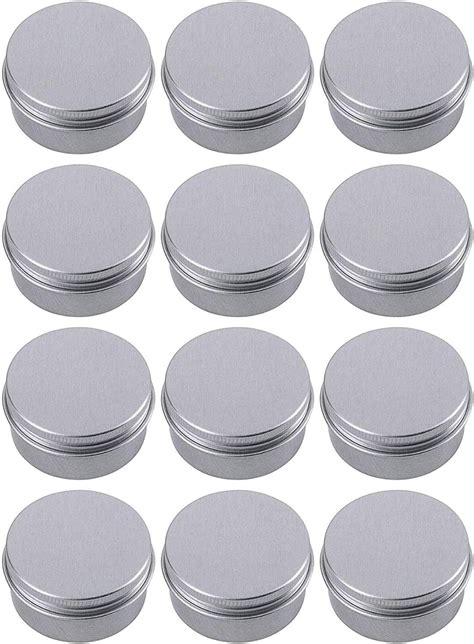 Amazon Marsheepy 30 Ml1 Oz 24 Pack Silver Aluminum Round Lip