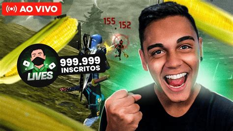 Freitas Ao Vivo Milh O De Inscritos Hoje Free Fire Mobile