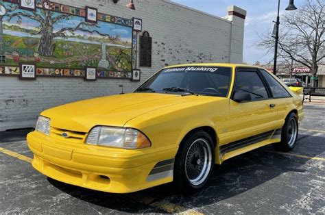 For Sale: 1988 Ford Mustang Saleen (#291, yellow, modified, 5.0L V8, 5 ...