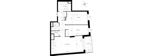 Plan Appartement T3 De 65 02 M² Neuf à Aubervilliers Résidence N