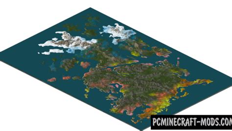 Large Island Survival Map For Minecraft 1204 1202 Pc Java Mods